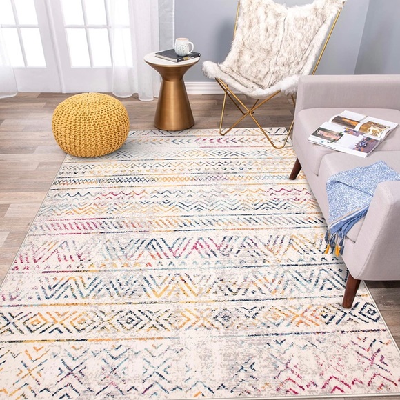 Monaco Multi Color Area Rug, 5’ x 7’ - Picture 5 of 5